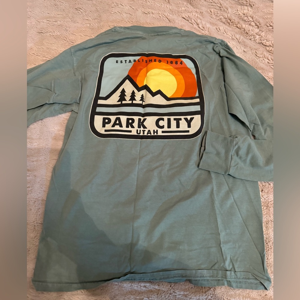 Park City sunset tee